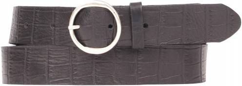 Legend Riem van leer met crocostructuur