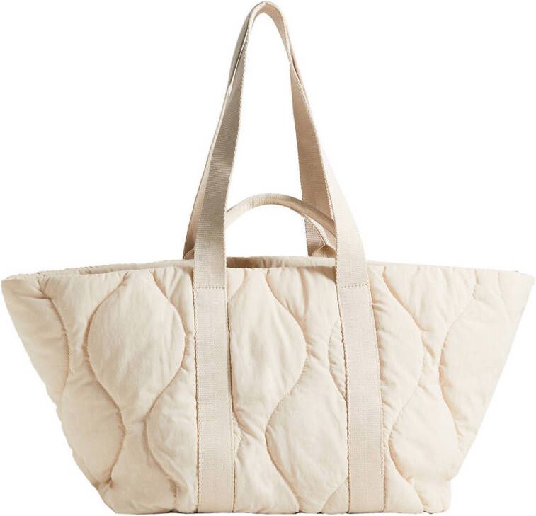 Mango Cold shopper met quilt patroon