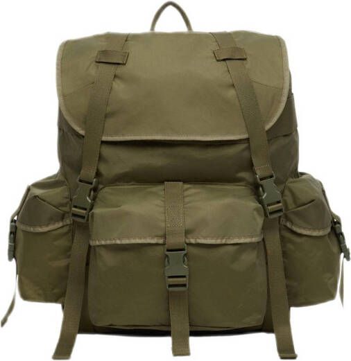 Mango Army rugzak met 15 inch laptopvak