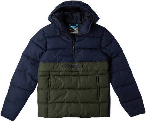 O'Neill anorak O'Riginal donkerblauw/groen