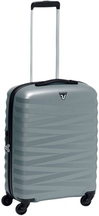 Roncato Zeta 4 Wiel Cabin Trolley XS silver Harde Koffer