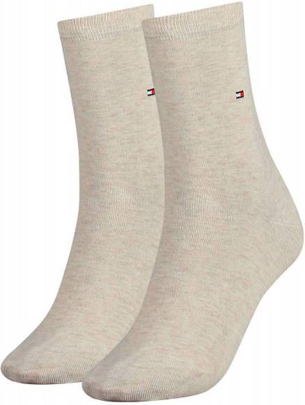 Tommy Hilfiger Sokken Women Sock Casual 2P Beige