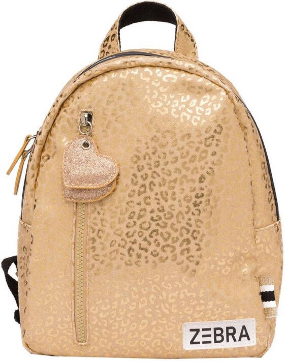 Zebra Trends rugzak Gold Metallic Leo S goudkleurig