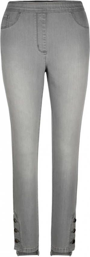 MIAMODA Jegging met extra brede elastische band Grey
