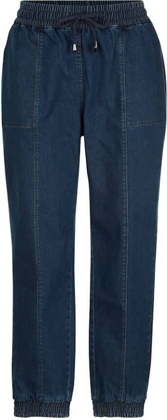 MIAMODA Jogpants zonder sluiting Blue denim