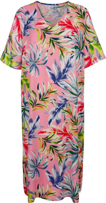 MIAMODA Jurk met trendy print Roze