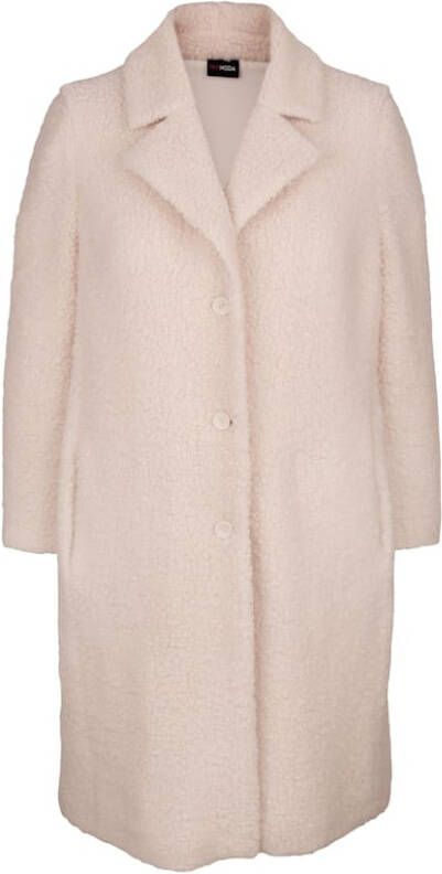 MIAMODA Mantel van heerlijk zacht materiaal Crème