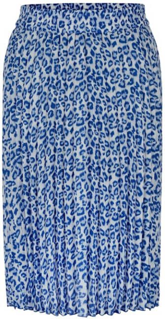 MIAMODA Rok met puntige zoom Blauw