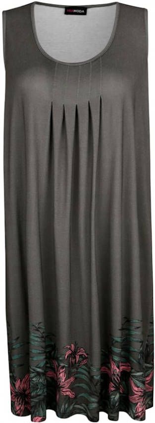 MIAMODA Topje met bloemendessin Kaki