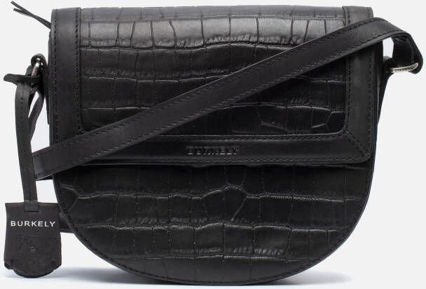 Burkely Crossbodytas Icon Ivy Half Moon Bag Zwart