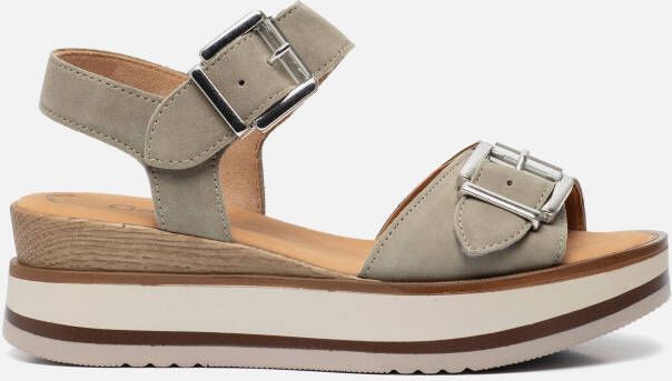 Gabor Sleehaksandaaltjes met klittenbandsluiting onder de siergespen